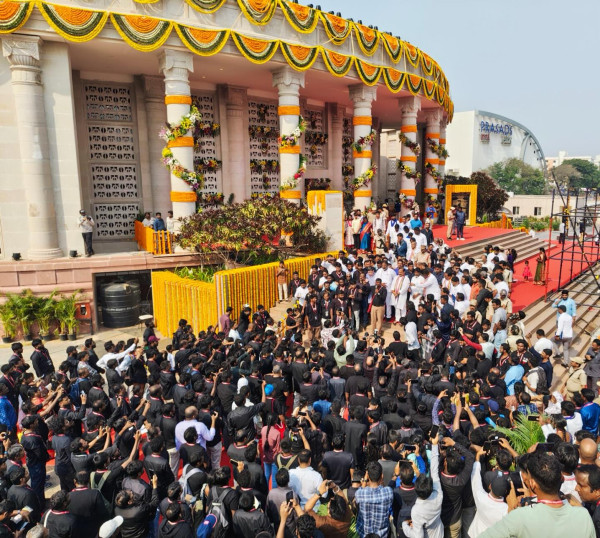 Glimpses from Ambedkar Jayanti celebrations in Hyderabad.
