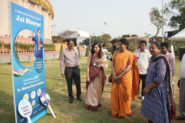 Glimpses from Ambedkar Jayanti celebrations in Hyderabad.