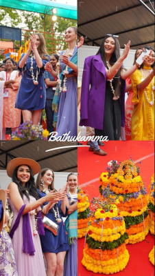 Miss World country reps celebrated Telangana’s pride in Hyderabad.